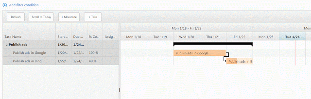 SharePoint Gantt 1