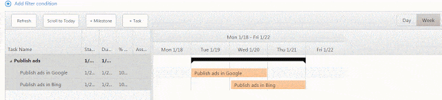 SharePoint Gantt 2