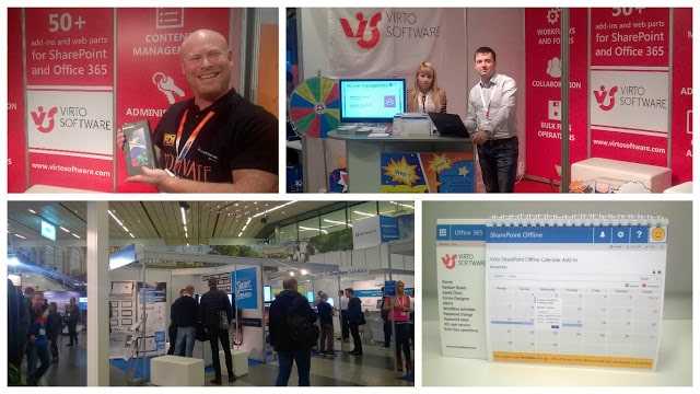 Virto Software booth and presentation at European SharePoint Conference 2016