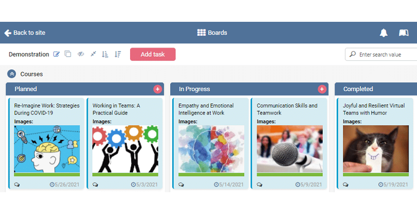 Virto Alerts & Kanban Board in MS Teams: Änderungsmeldungen