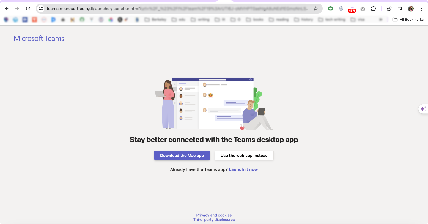 You may wish to download a desktop application for your convenience.
