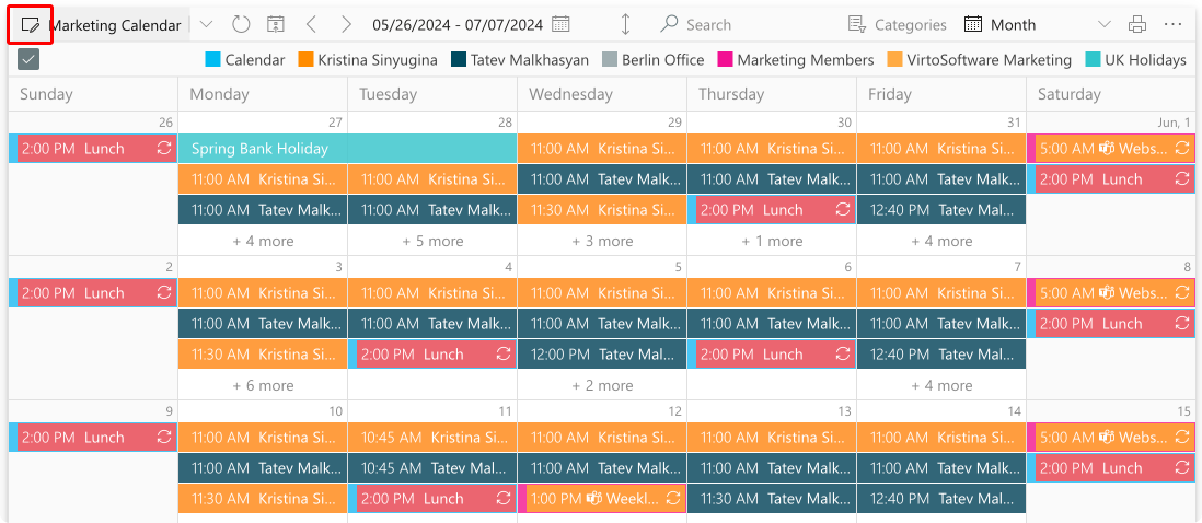 Navigating to calendar settings.
