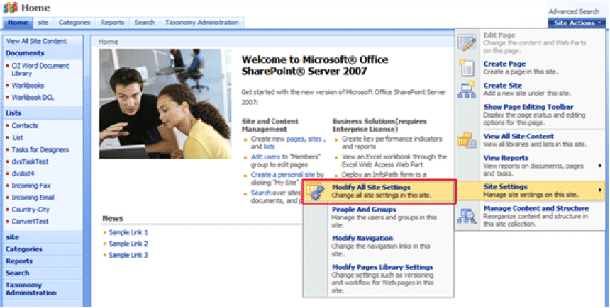 Configuring alerts in SharePoint calendar