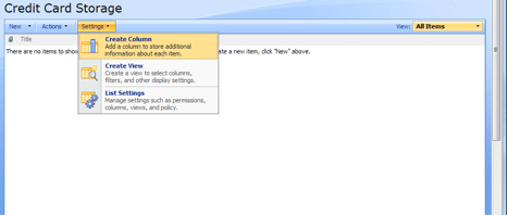 Creating a new list in Microsoft Lists