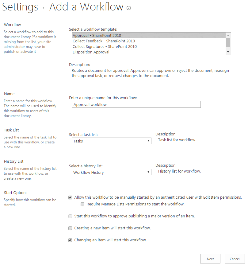 sharepoint workflow