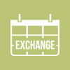 Calendar icon with "EXCHANGE" text indicating calendar exchange functionality