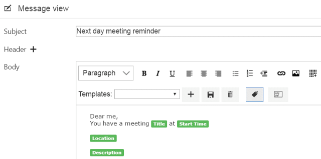 Office 365 Alerts and Reminders 1