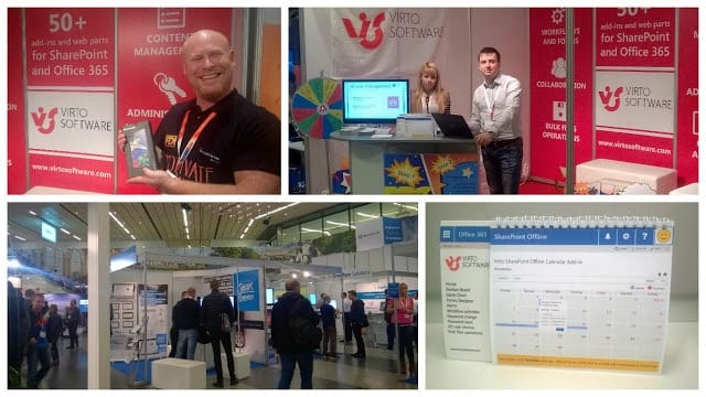 Virto Software booth and presentation at European SharePoint Conference 2016