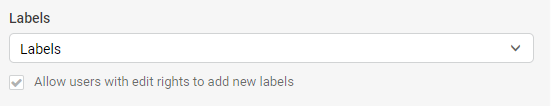 labels
