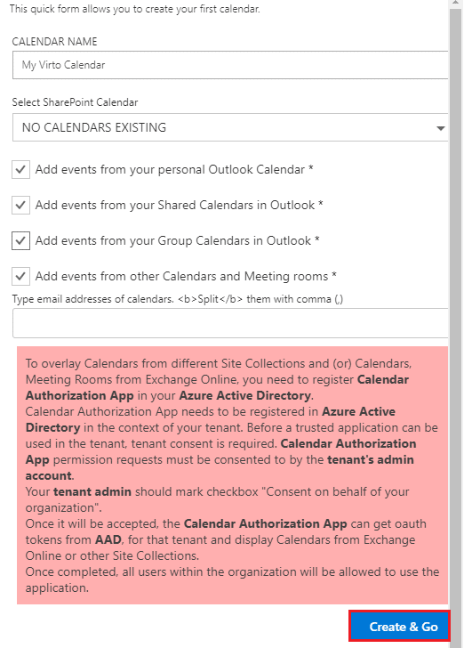 Virto Calendar in outlook