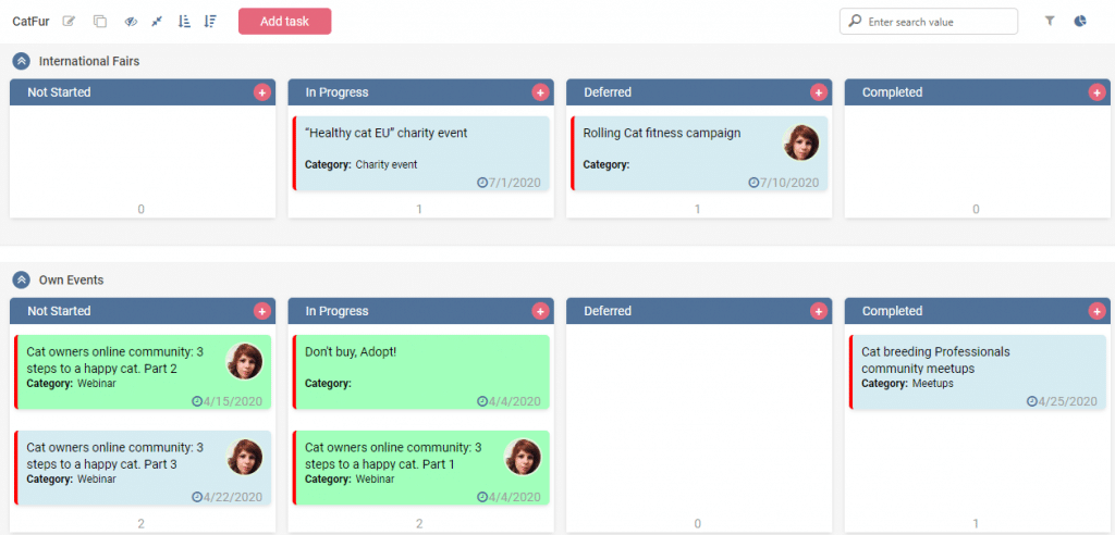 Virto Kanban Board