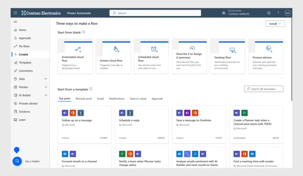 workflows power automate