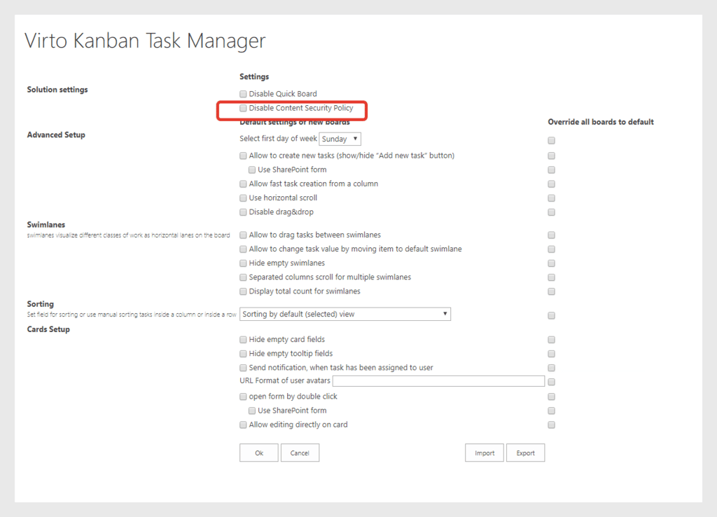 Virto Kanban task manager