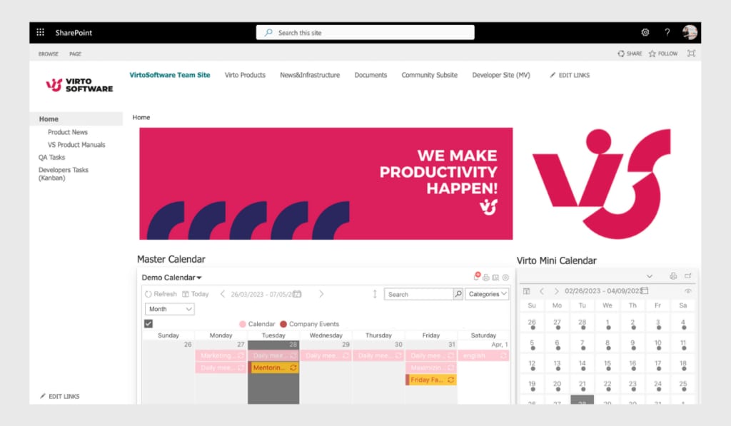 Calendar Overlay Pro by Virto