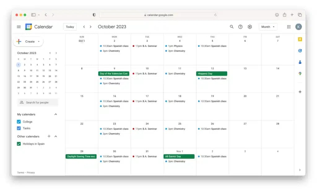 Google Calendar
