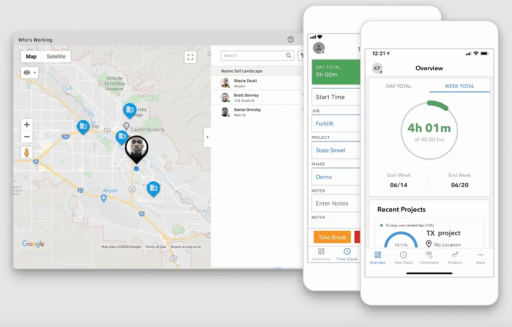 Former TSheets (now QuickBooks Time) scheduling app for employees
