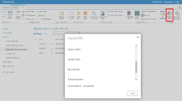 an example of a report on user activity within Teams