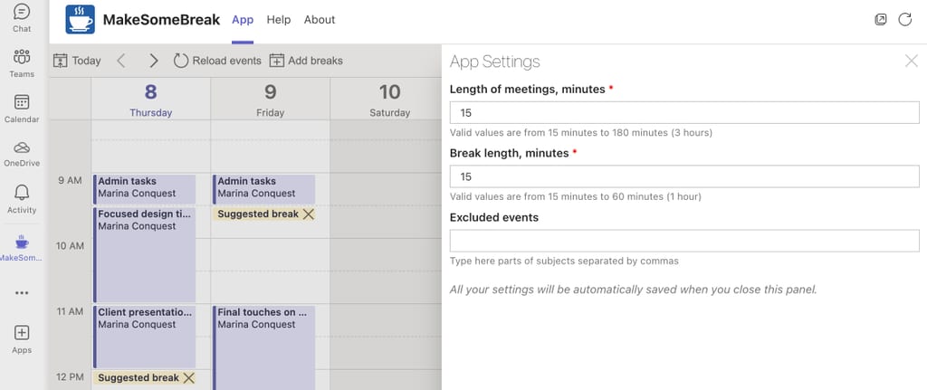 Virto Scheduler, aka MakeSomeBreak