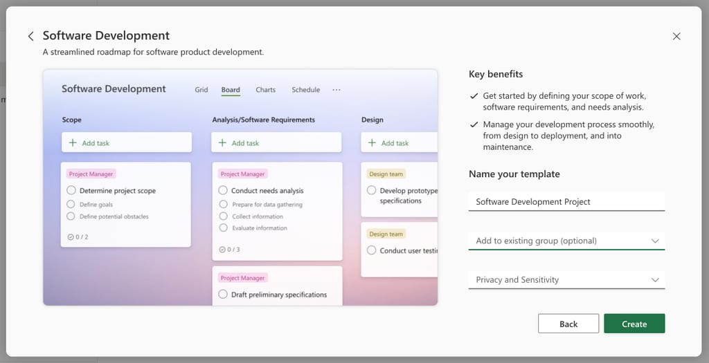 Creating a Planner board.