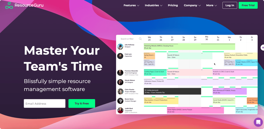 Resource Guru.