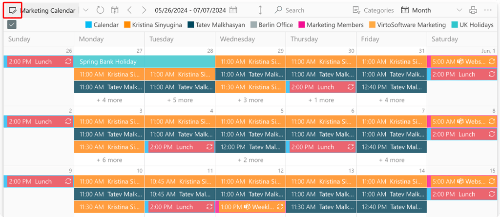 Navigating to calendar settings.
