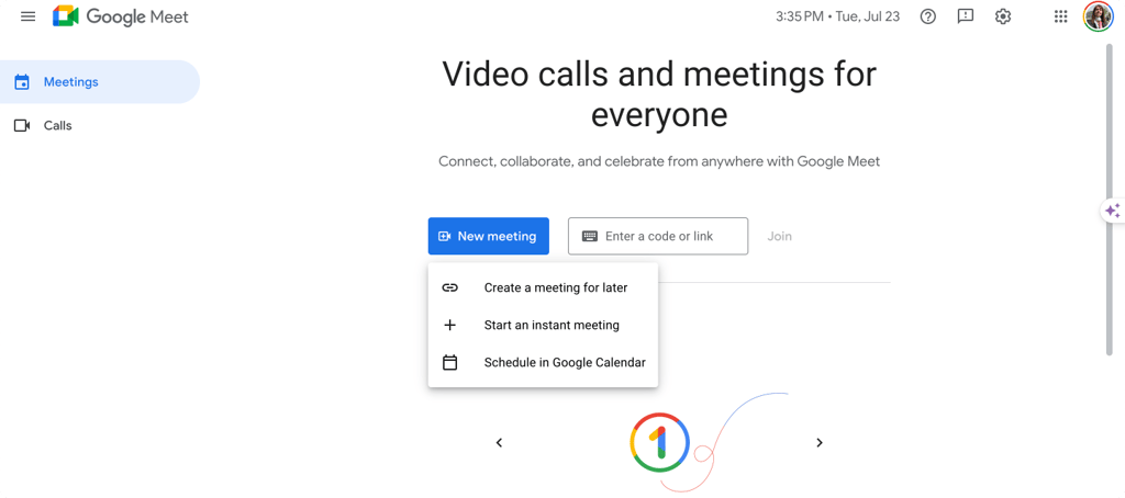 Google Meet.