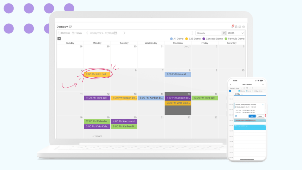 Virto Calendar App