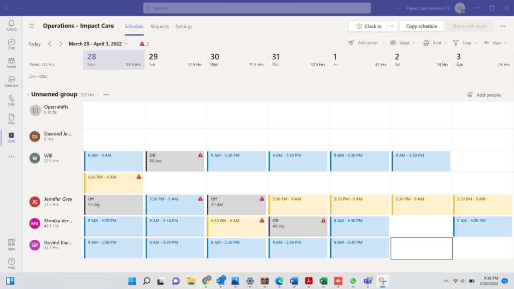 Microsoft Teams Scheduler