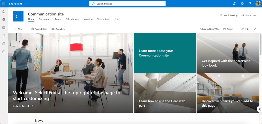 Pic. 2. Communication site example.