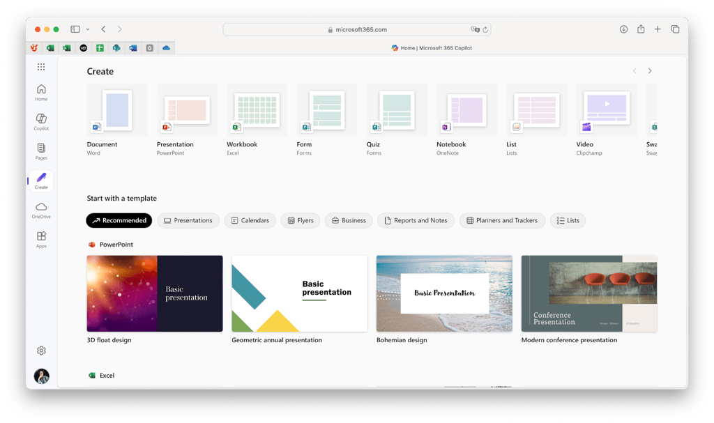 Pic. 3. Copilot templates