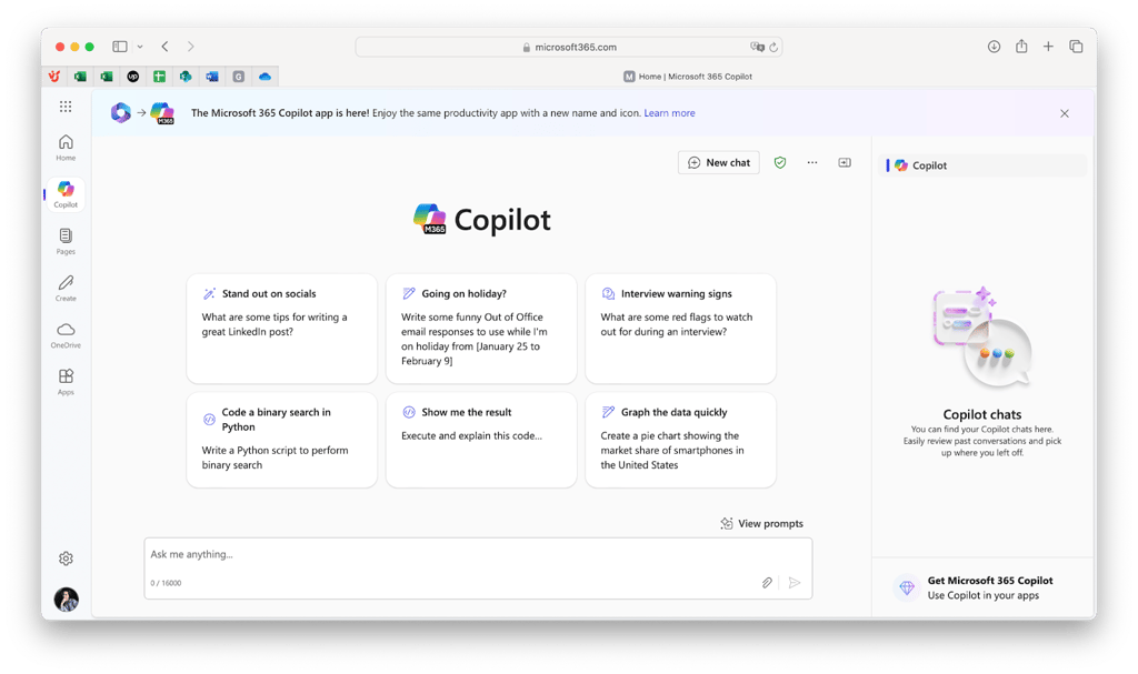 Pic. 1. AI assistant in Copilot