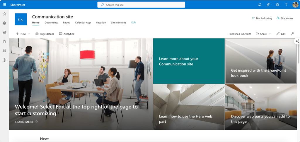 Pic. 3. Example Communication Site.