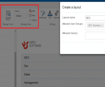 New Permission-Based Form View Layouts in SharePoint Forms Designer
