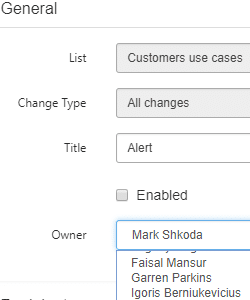 Virto SharePoint Alerts app update 11/2018