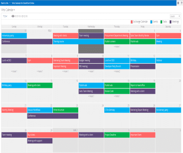 Virto Released Calendar Overlay App for SharePoint Online