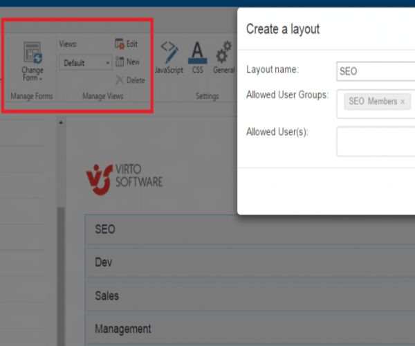 New Permission-Based Form View Layouts in SharePoint Forms Designer