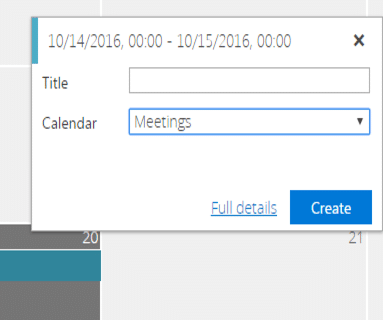 Virto Calendar App Update 11/2016