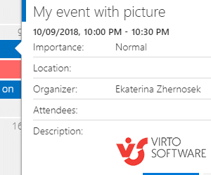 Virto Office 365 Calendar App Update