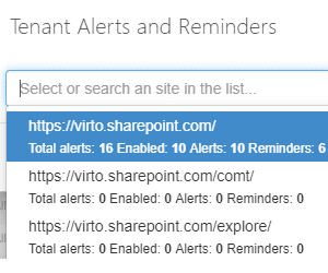 Office 365 Alerts update 05/2019