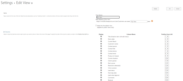 Creating Reports Using SharePoint Lists